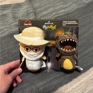 Hallmark Itty Bittys John Hammond & T-Rex Plush Set